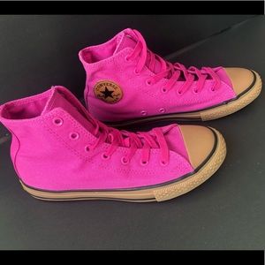 Converse All Star high top with brown sole! New!